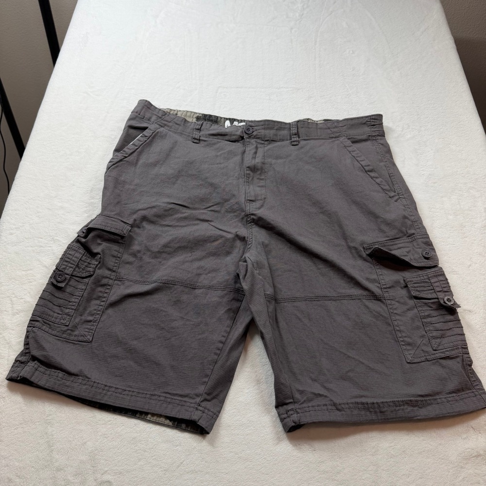 Monument Cargo Shorts Mens 42 Charcoal Gray Good Condition Utility Tactical